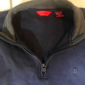 Cropped navy Izod pullover